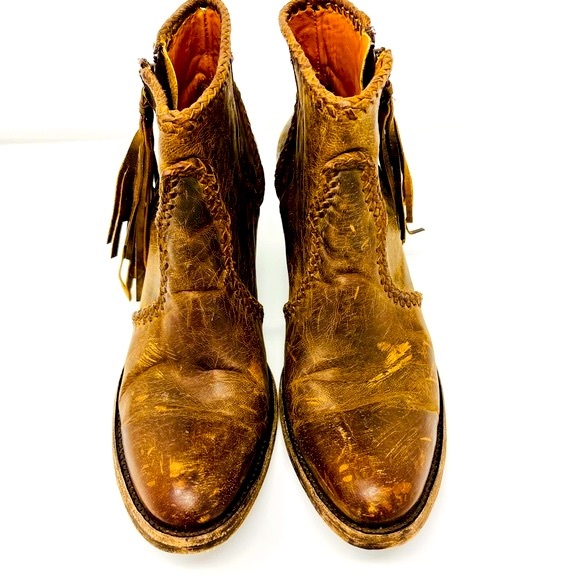 OLD GRINGO Rust Brown Adela Ankle Cowboy Boot Short Bootie 10 Western Cowgirl - Picture 6 of 12